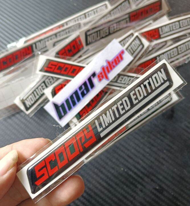 STIKER TIMBUL EMBLEM SCOOPY LIMITED EDITION 3D Lazada Indonesia