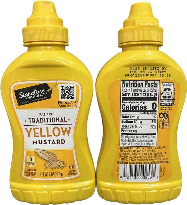 Signature SELECT Mustard Traditional Yellow 227G Lazada PH