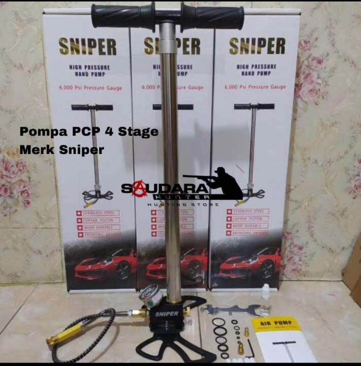 POMPA PCP 4 Stage Kaki Lipat Tekanan Tinggi 6000 Psi Hillpump Pompa