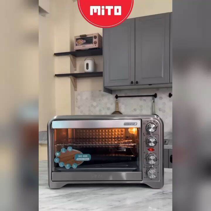 Mito Oven Listrik Fantasy 2 MO 888 MO888 MO 888 Kapasitas 33 Liter