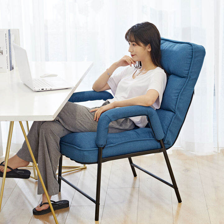 Recliner Lunch Break Foldable Office Chair Reclining Computer Chair