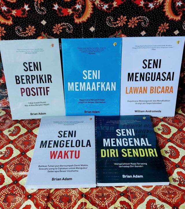 Paket Buku Motivasi Terbaru Seni Berpikir Positif Mengelola Waktu