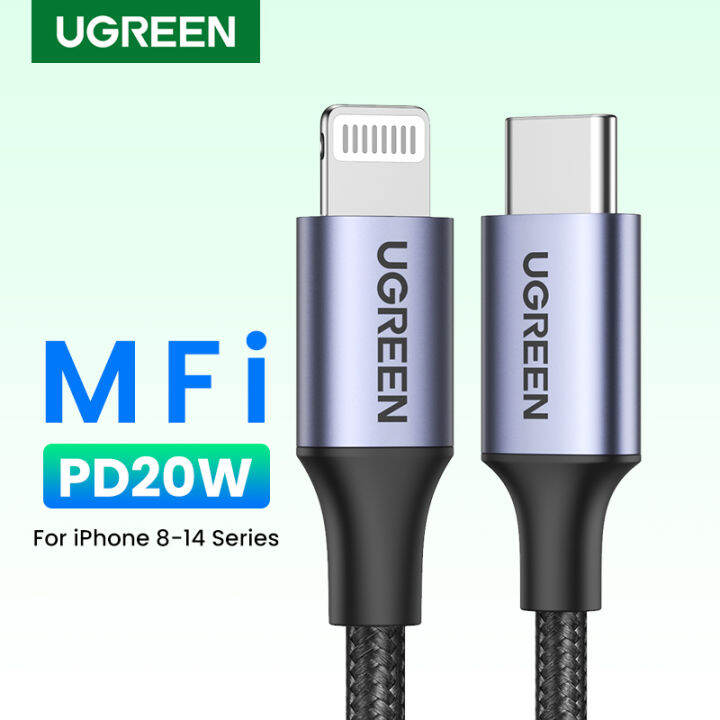 UGREEN MFI PD 20W Cable For IPhone XR 8 14 13 Pro Max 12 Pro Max 11 Pro