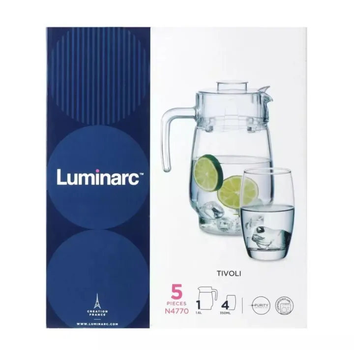 Luminarc Tivoli 5pcs Water Set Lazada PH