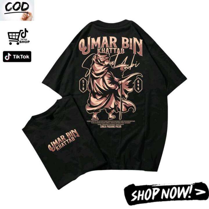 Kaos Umar Bin Khattab Kaos Islami Kaos Sahabat Nabi Lazada Indonesia