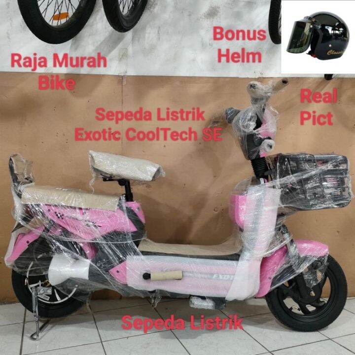 Sepeda Listrik Exotic Groza Mx Garansi Resmi Bonus Helm Sepeda Listrik