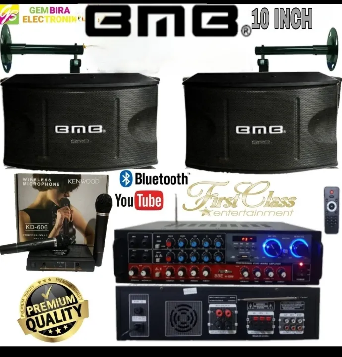 Paket Karaoke Speaker Bmb Inch Amplifier Firstclass Bluetooth