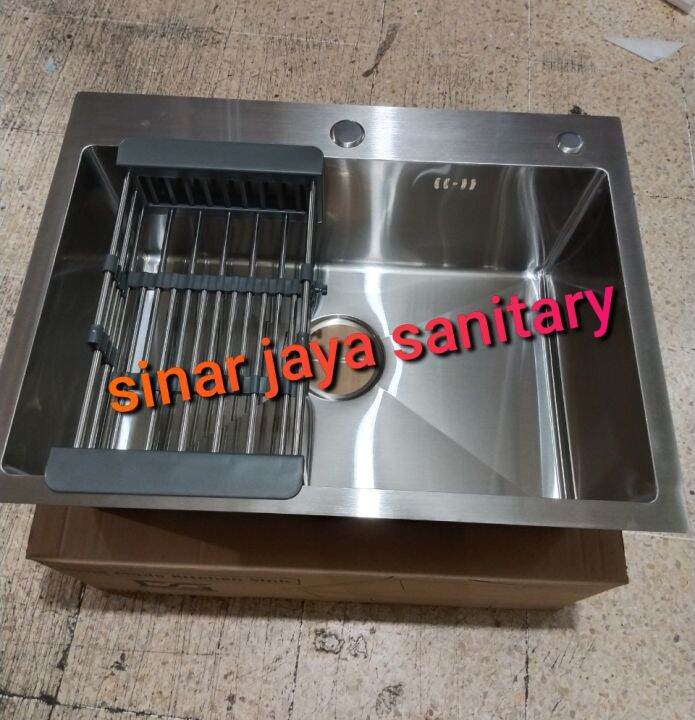 Kitchen Sink Minimalis 6045 Stainless Bak Cuci Piring 6045 Stainless