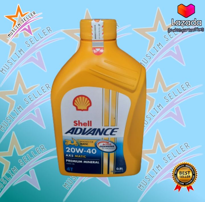 Oli Shell Advance Ax Matic Scooter Sae W W Ml L Dijamin