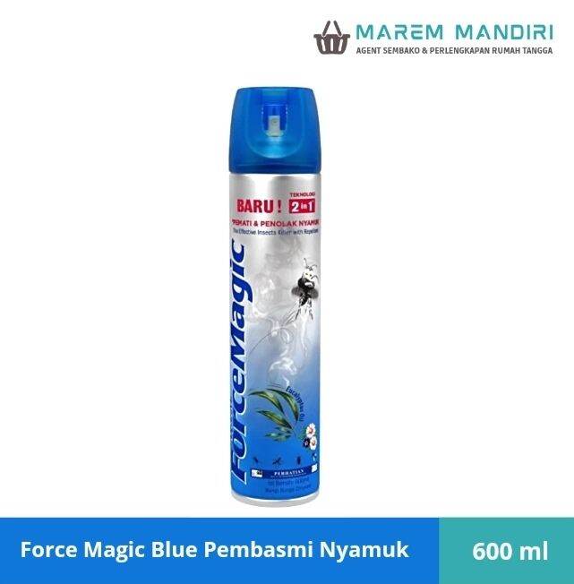 Force Magic Biru 600 Ml Obat Nyamuk Spray Lazada Indonesia