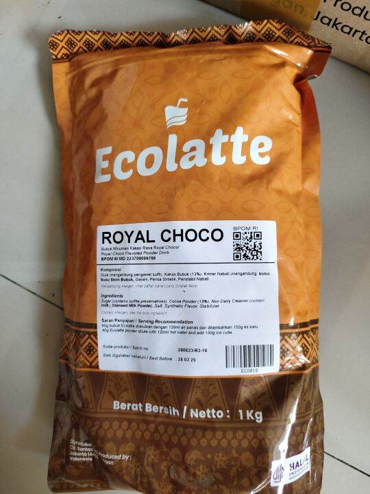 Echolatte Kg Dark Royal Choco Rebranding Dari Bubuk Cholatte Premium