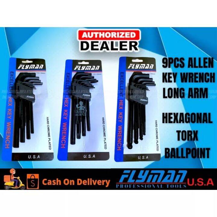 Original Flyman Tools Allen Wrench Set Original Lazada PH