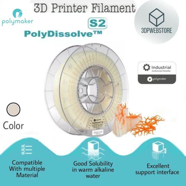 Polymaker Polydissolve S Mm Pva Dissolvable D Printer Filament