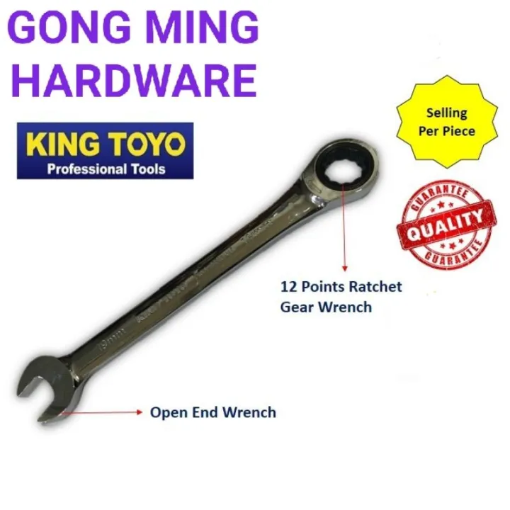 READY STOCK100 ORIGINALKING TOYO KT GW Gear Combination Wrench