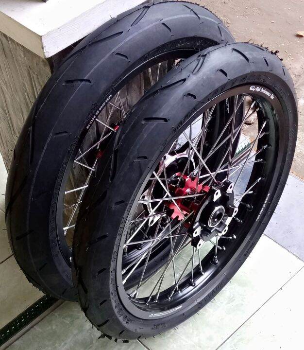 Roda Set Velg Set Ban Set Semi Cacing Pnp Honda CRF 150L Lazada Indonesia