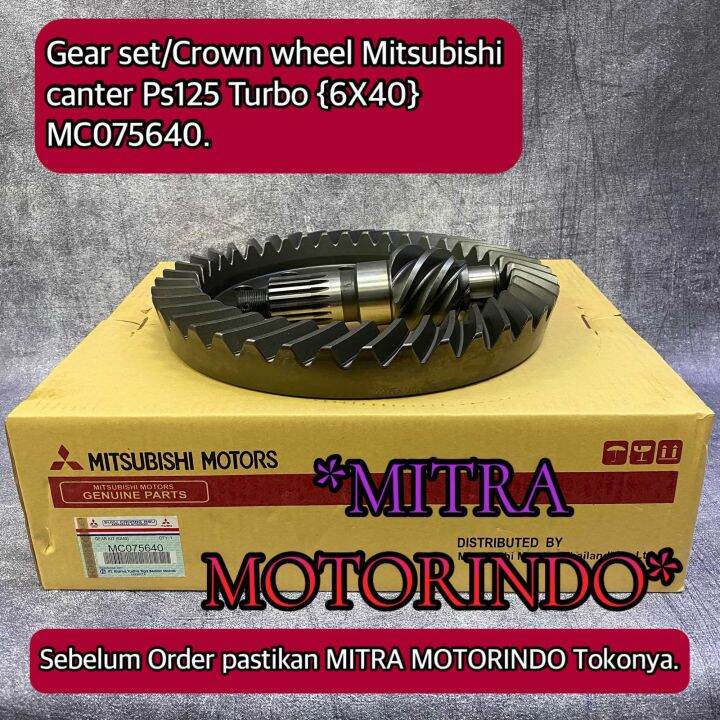 Gear Set Crown Wheel Mitsubishi Canter PS125 Turbo 6X40 MC075640