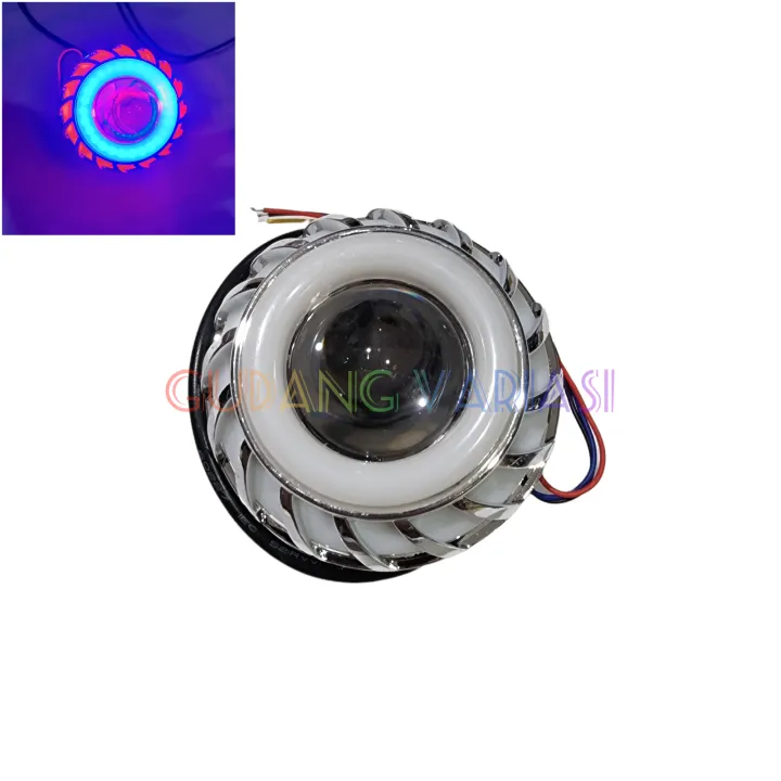 Lampu Led Projie Mini Kipas Inch Spiral Universal Motor Mobil