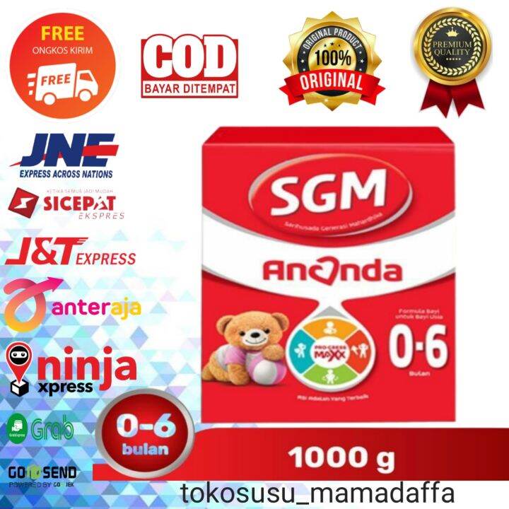 SGM Ananda Susu Formula Bayi Bubuk 0 6 Bulan 1000g Lazada Indonesia