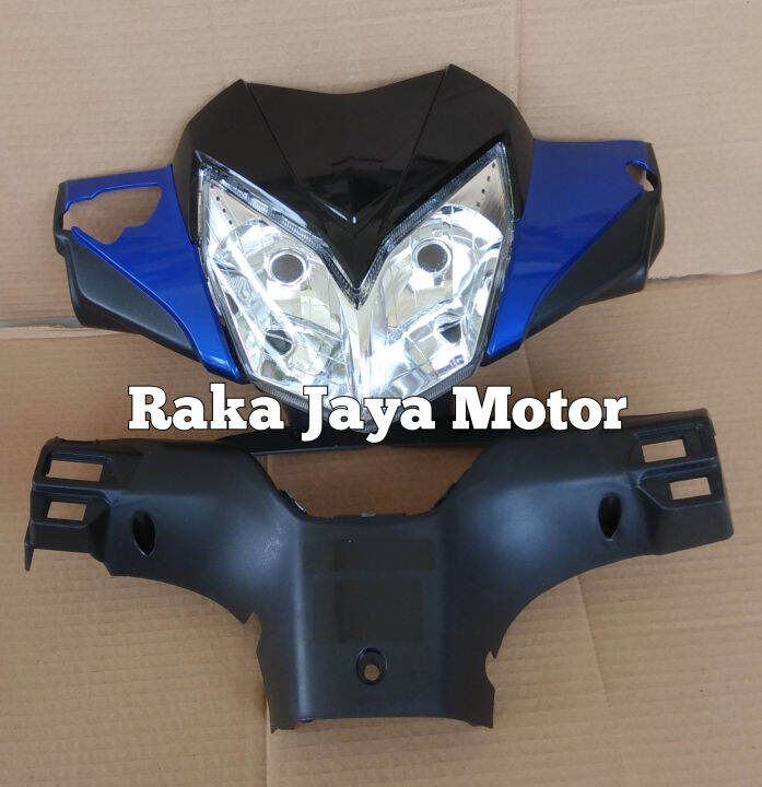 Batok Kepala Depan Belakang Plus Reflektor Lampu Depan Supra X