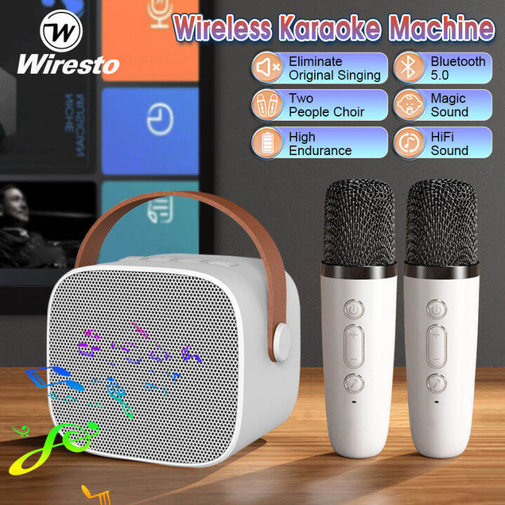 Wiresto KTV Home Wireless Bluetooth Mini Karaoke Machine Home