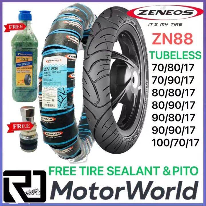 Zeneos Zn Motorcycle Tire Free Tire Sealant Pito Gulong By