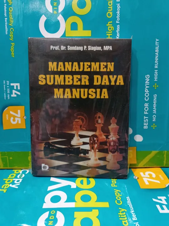 BUKU MANAJEMEN SUMBER DAYA MANUSIA BY PROF DR SONDANG P SIAGIAN