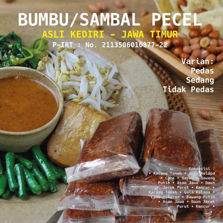 Gr Sambal Pecel Asli Kediri Lazada Indonesia