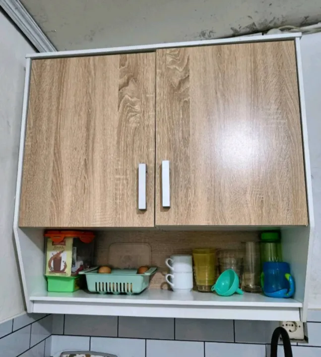 Lemari Dinding Dapur Kitchen Set Atas 2 Pintu Lazada Indonesia