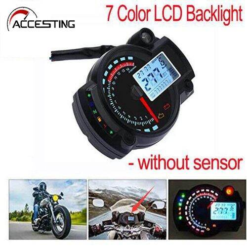 Universal Lcd Digital Motorcycle Rx N Odometer Speedometer Meter