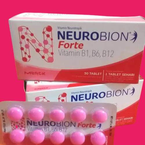 Neurobion Forte Box Isi Strip Tablet Pink Vitamin Dan Mineral