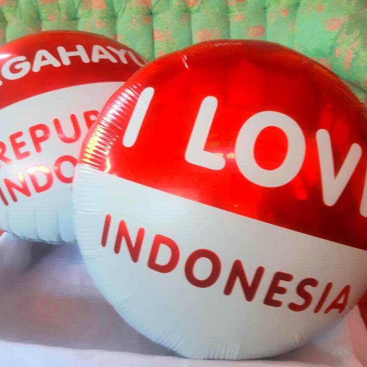 Balon Foil Merah Putih Balon Agustusan Balon Dirgahayu Lazada Indonesia