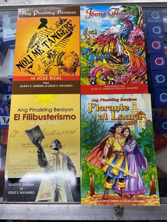 Noli Me Tangere Ibond Adarna El Filibusterismo Florante At Laura