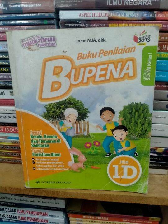 Buku Penilaian Bupena Untuk SD Jilid 1D Erlangga Lazada Indonesia