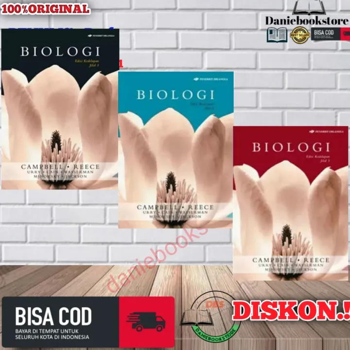 Buku Biologi Jilid Edisi Campbell Erlangga Original Asli