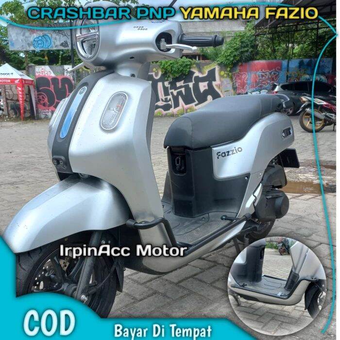 Crashbar Fazio Tubular Yamaha Fazzio Crashbar Motor Fazio Lazada