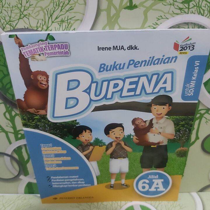 Buku Penilaian Bupena Jilid A Untuk Sd Mi Kelas Vi Tema Irene