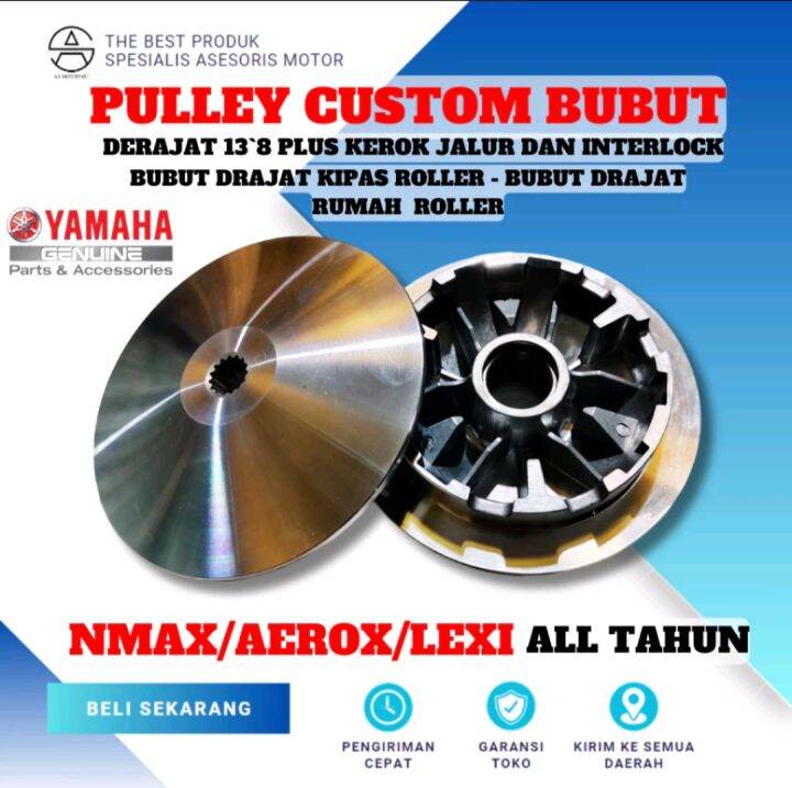 RUMAH ROLLER BUBUT NMAX PULLEY NMAX OLD CUSTOM AEROX 155 NEW RACING