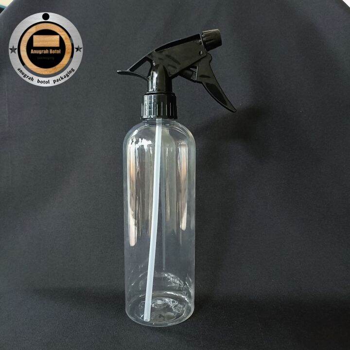 Botol Spray Trigger 500 Ml Bening Spray Tembak Embun Model Tinggi Big