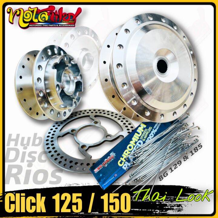 Mtx Honda Beat Click 125i Click 150i V1 V2 Hub Set For 17s Rim Hub