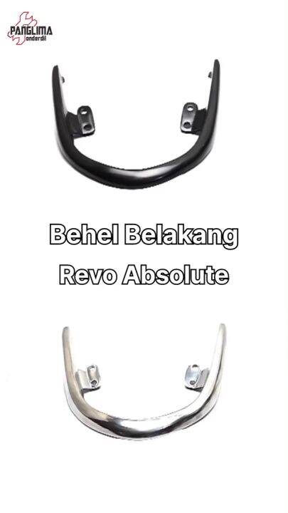 Behel Belakang Karet Alumunium Honda Revo Absolute Abs Handel