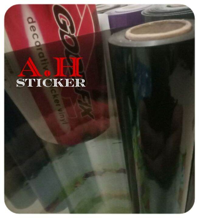 Sticker Skotlet Lampu Hybrid Smoke Hitam Dof Transparan Untuk Lampu