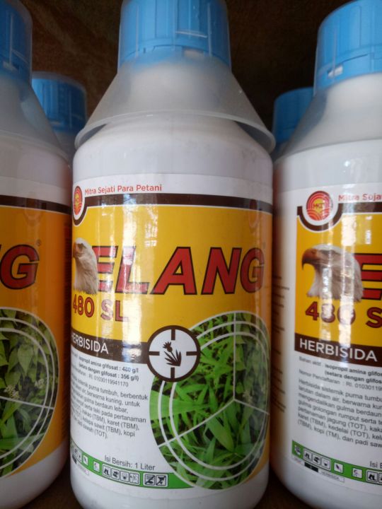 Elang Herbisida Sistemik Basmi Rumput Liar Netto 1 Liter Lazada Indonesia