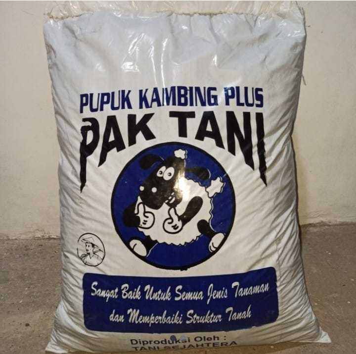 Pupuk Kandang Murni Tohe Kambing Murni Halus Pak Tani Siap Pakai