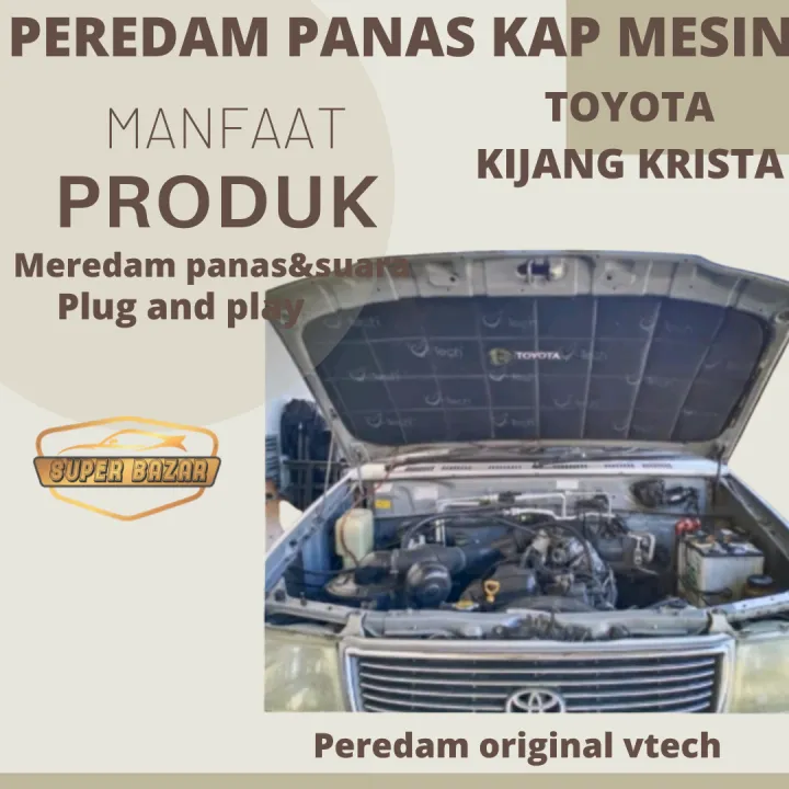 Toyota Kijang Krista Peredam Panas Kap Mesin Mobil Lazada Indonesia