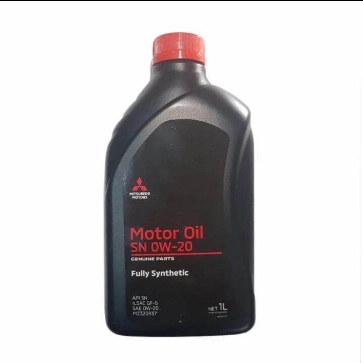 Oli Mesin Xpander MITSUBISHI GENUINE OIL SN 0W20 Full Syntetis Lazada