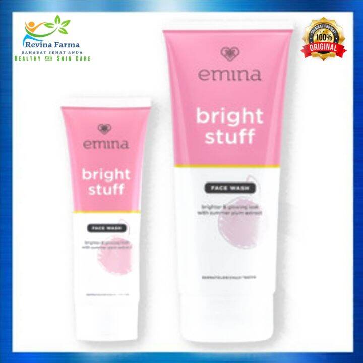 Emina Bright Stuff Face Wash Ml Emina Facial Foam Pembersih Wajah