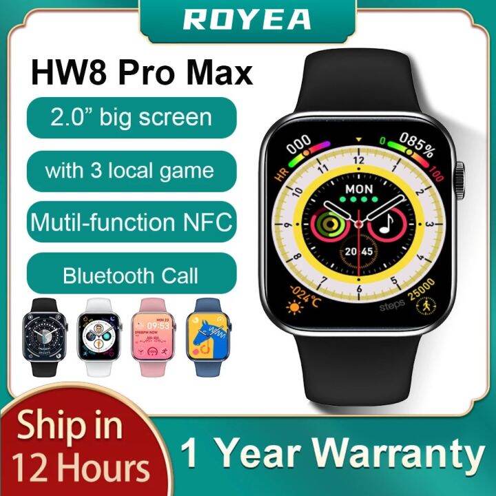 New Hw Pro Max Smartwatch Inch Full Screen Nfc Bluetooth Call