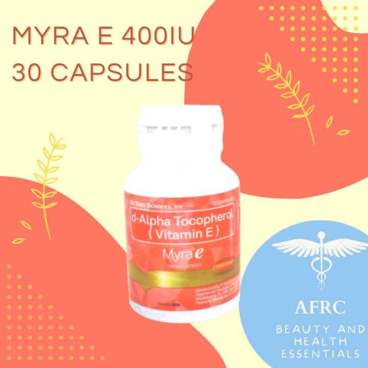 Myra E 400IU Bottle 30 Capsules Lazada PH