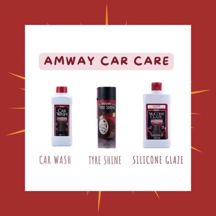 READY STOCK AMWAY CAR WASH POLISH INSTANT TYRE SHINE Lazada