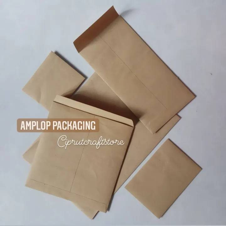 Amplop Packing Amplop Coklat Amplop Craft Amplop Vintage Lazada